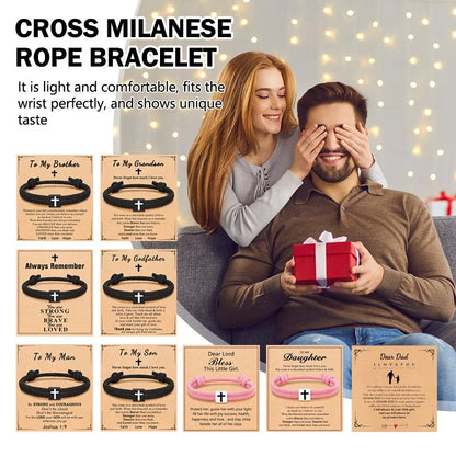 Faith + Love Cross Bracelet - For the One You Cherish Most