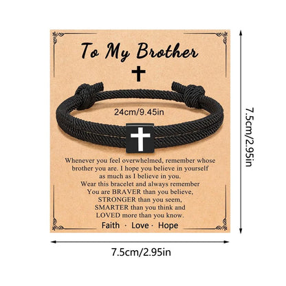 Faith + Love Cross Bracelet - For the One You Cherish Most