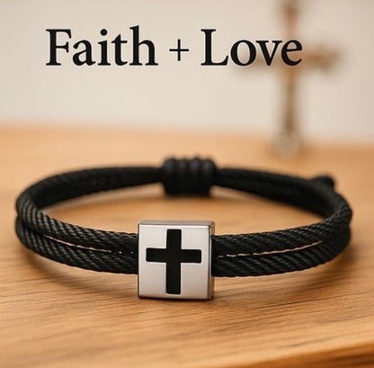 Faith + Love Cross Bracelet - For the One You Cherish Most