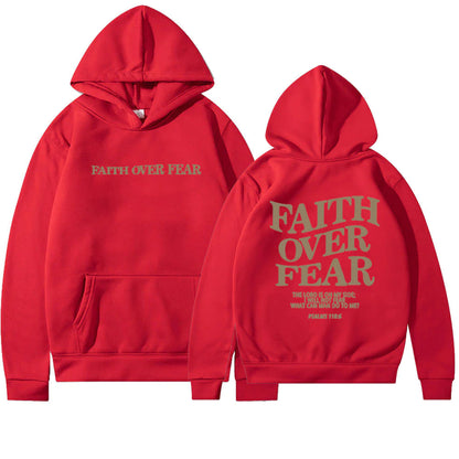 Faith Over Fear Hoodie - Faith With Elegance!