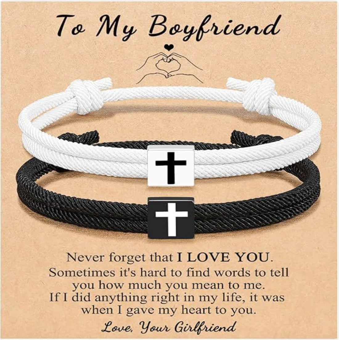 Faith + Love Cross Bracelet - For the One You Cherish Most
