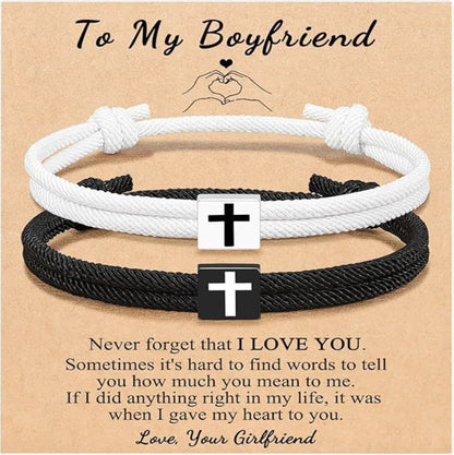 Faith + Love Cross Bracelet - For the One You Cherish Most