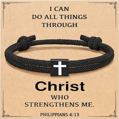 Faith + Love Cross Bracelet - For the One You Cherish Most