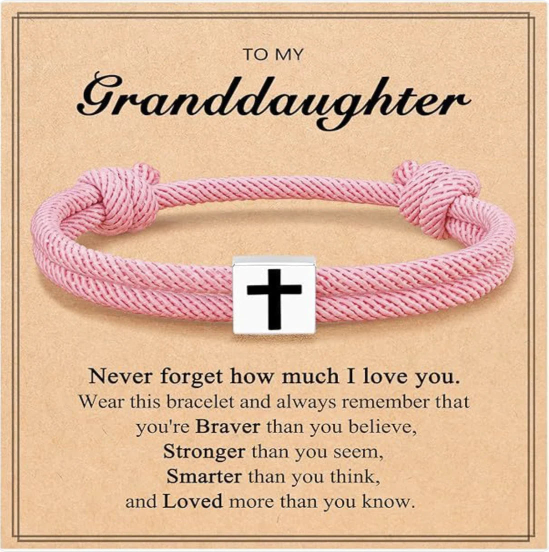 Faith + Love Cross Bracelet - For the One You Cherish Most