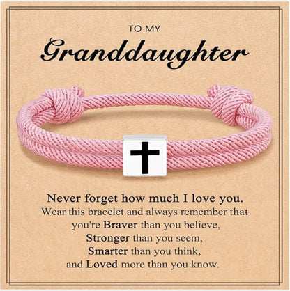 Faith + Love Cross Bracelet - For the One You Cherish Most