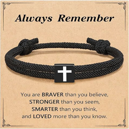 Faith + Love Cross Bracelet - For the One You Cherish Most