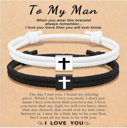 Faith + Love Cross Bracelet - For the One You Cherish Most
