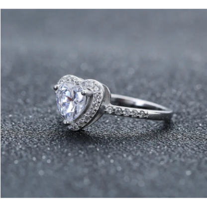 925 Sterling Silver Heart Ring